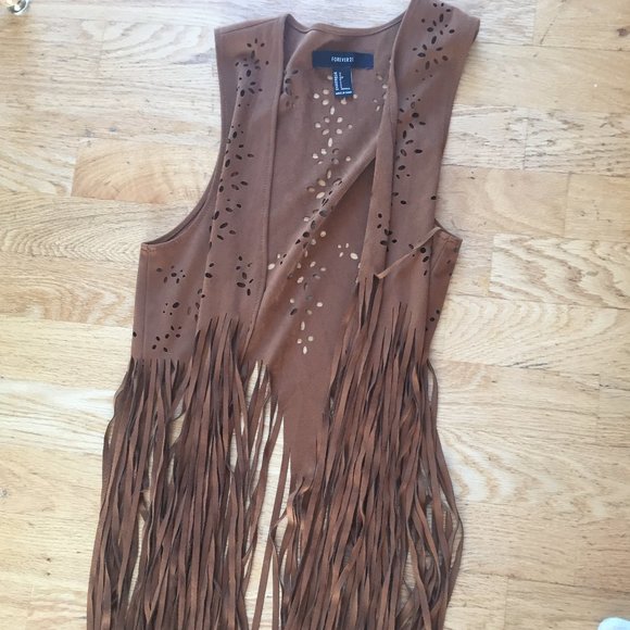 Forever 21 Accessories - Long Fringe Vest